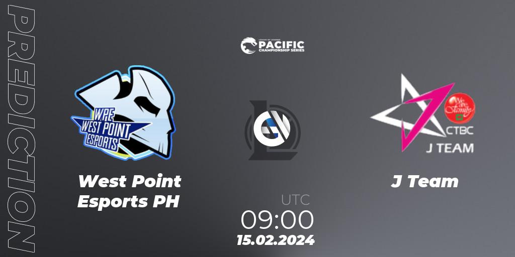 West Point Esports PH vs J Team: Match Prediction. 15.02.24, LoL, PCS Spring 2024