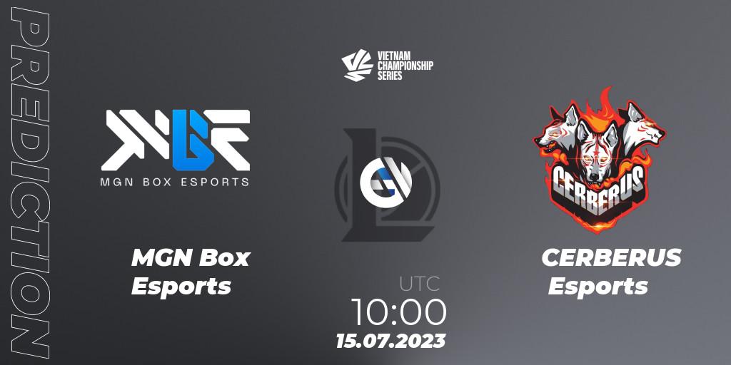 MGN Box Esports vs CERBERUS Esports: Match Prediction. 15.07.2023 at 10:00, LoL, VCS Dusk 2023