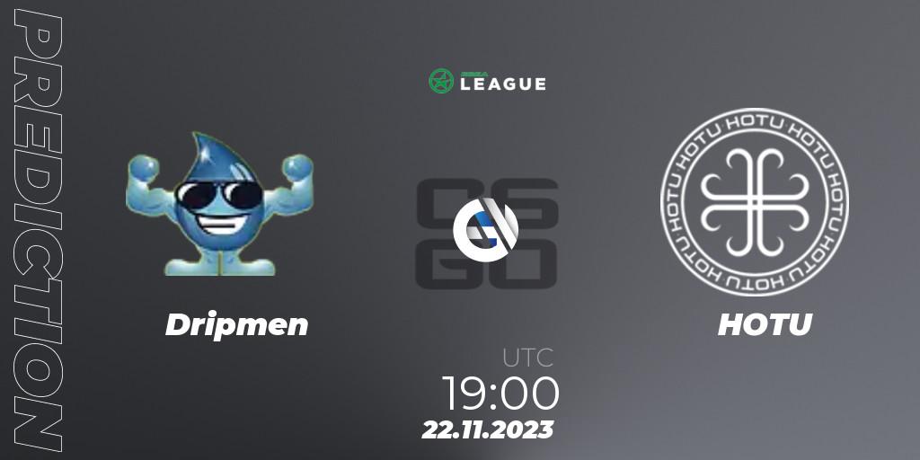 Dripmen vs HOTU: Match Prediction. 22.11.2023 at 19:00, Counter-Strike (CS2), ESEA Season 47: Advanced Division - Europe
