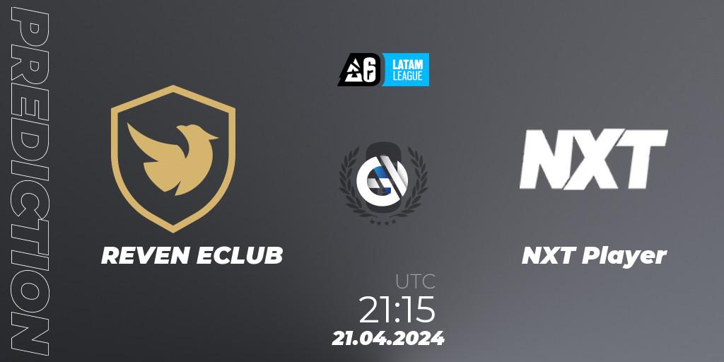 REVEN ECLUB vs NXT Player: Match Prediction. 21.04.2024 at 21:00, Rainbow Six, LATAM League 2024 - Stage 1: Final Four