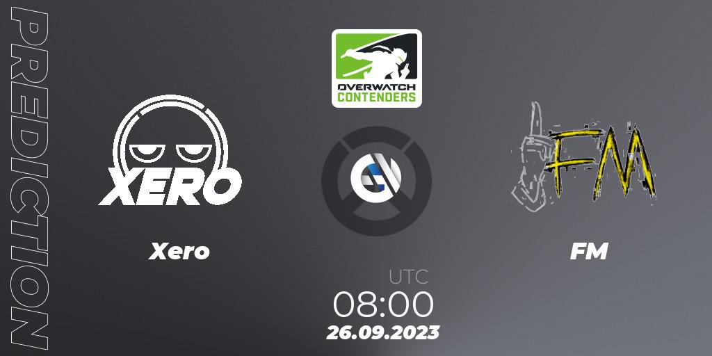 Xero vs FM: Match Prediction. 26.09.2023 at 08:00, Overwatch, Overwatch Contenders 2023 Spring Series: Korea - Regular Season