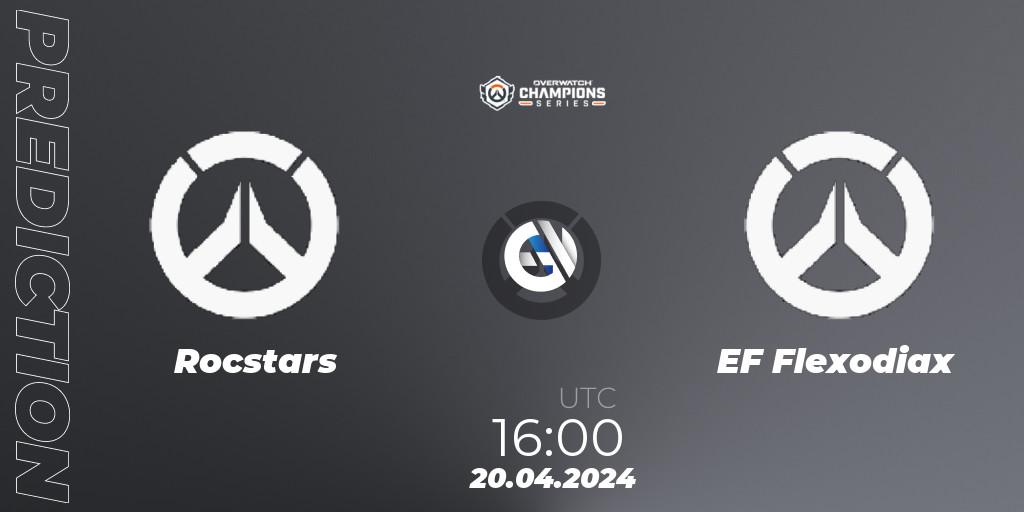 Rocstars vs EF Flexodiax: Match Prediction. 20.04.2024 at 16:00, Overwatch, Overwatch Champions Series 2024 - EMEA Stage 2 Group Stage