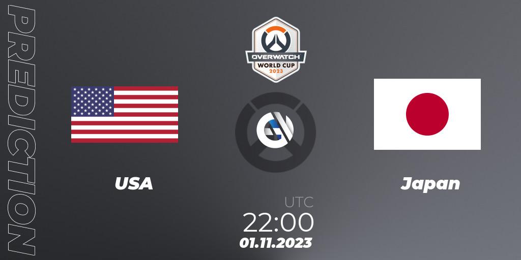 USA vs Japan: Match Prediction. 01.11.23, Overwatch, Overwatch World Cup 2023