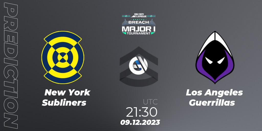 New York Subliners vs Los Angeles Guerrillas: Match Prediction. 10.12.2023 at 21:30, Call of Duty, Call of Duty League 2024: Stage 1 Major Qualifiers