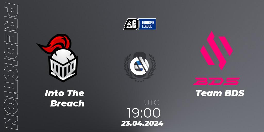 Into The Breach vs Team BDS: Match Prediction. 23.04.2024 at 19:00, Rainbow Six, Europe League 2024 - Stage 1
