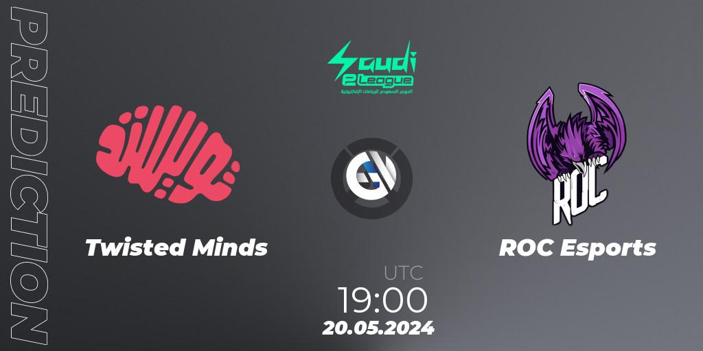 Twisted Minds vs ROC Esports: Match Prediction. 20.05.2024 at 19:00, Overwatch, Saudi eLeague 2024 - Major 2 Phase 1