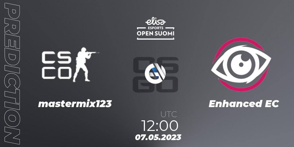 mastermix123 vs Enhanced EC: Match Prediction. 07.05.23, CS2 (CS:GO), Elisa Open Suomi Season 5