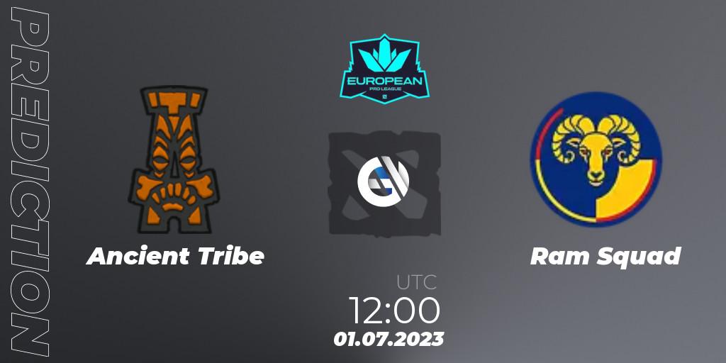 Ancient Tribe vs Ram Squad: Match Prediction. 01.07.2023 at 12:02, Dota 2, European Pro League Season 10