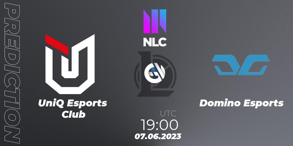 UniQ Esports Club vs Domino Esports: Match Prediction. 07.06.2023 at 19:00, LoL, NLC Summer 2023 - Group Stage