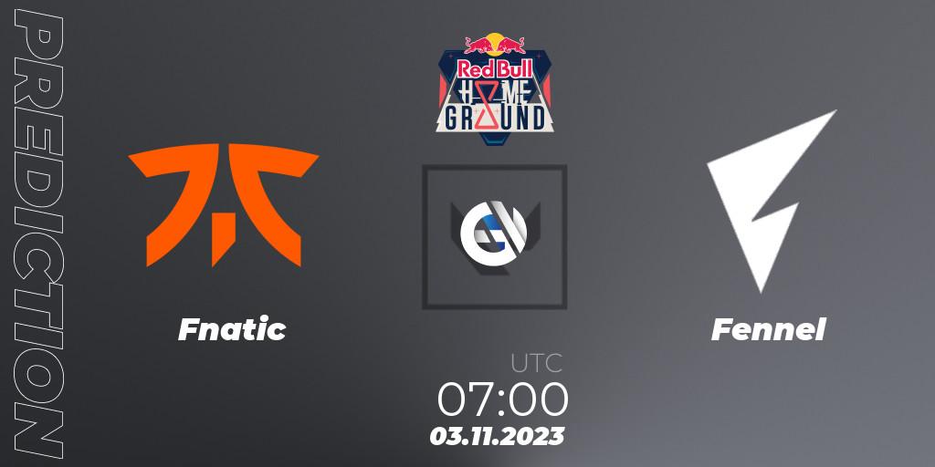 Fnatic vs Fennel: Match Prediction. 03.11.23, VALORANT, Red Bull Home Ground #4 - Swiss Stage