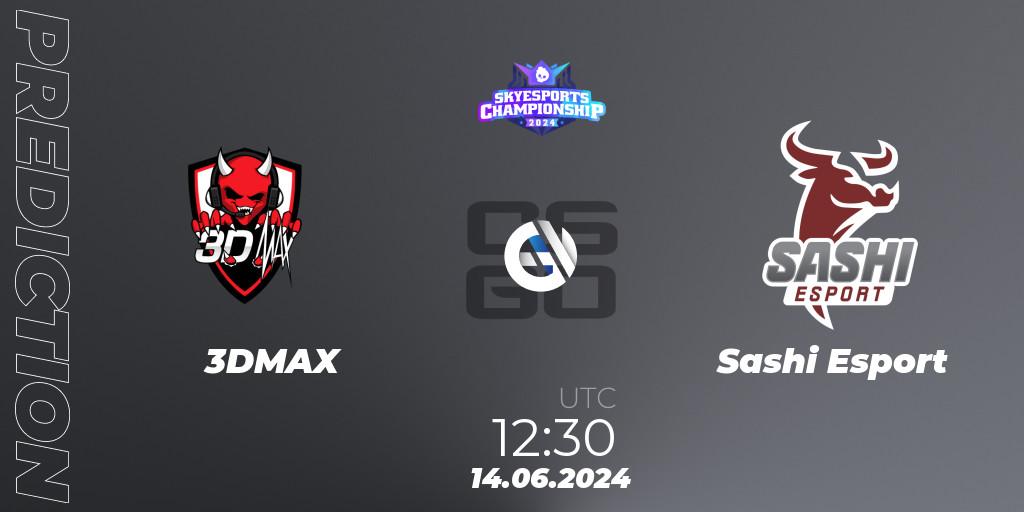 3DMAX vs Sashi Esport: Match Prediction. 14.06.2024 at 13:30, Counter-Strike (CS2), Skyesports Championship 2024: European Qualifier