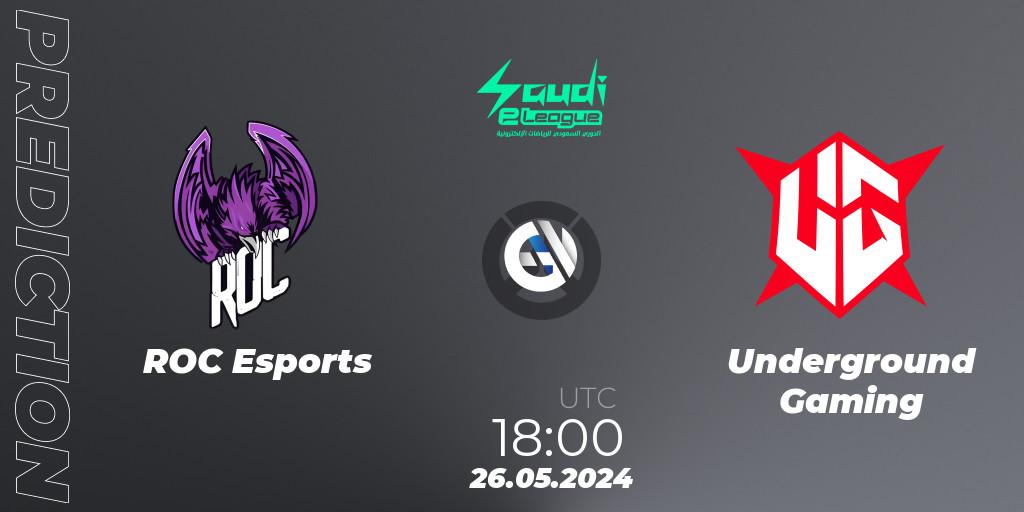 ROC Esports vs Underground Gaming: Match Prediction. 26.05.2024 at 18:00, Overwatch, Saudi eLeague 2024 - Major 2 Phase 2