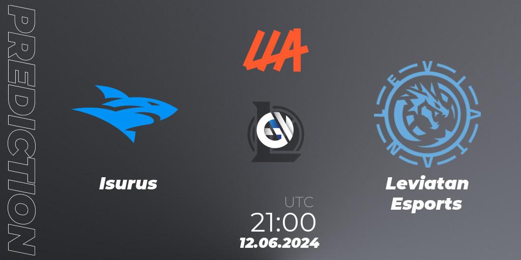 Isurus vs Leviatan Esports: Match Prediction. 12.06.2024 at 21:00, LoL, LLA Closing 2024 - Group Stage