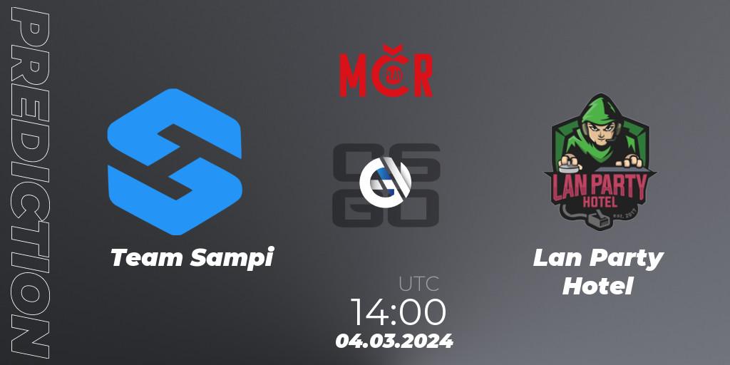 Team Sampi vs Lan Party Hotel: Match Prediction. 04.03.2024 at 14:00, Counter-Strike (CS2), Tipsport Cup Winter 2024: Online Stage
