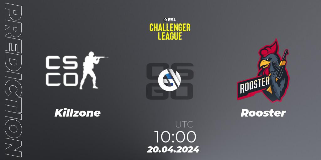 Killzone vs Rooster: Match Prediction. 08.05.2024 at 10:00, Counter-Strike (CS2), ESL Challenger League Season 47: Oceania