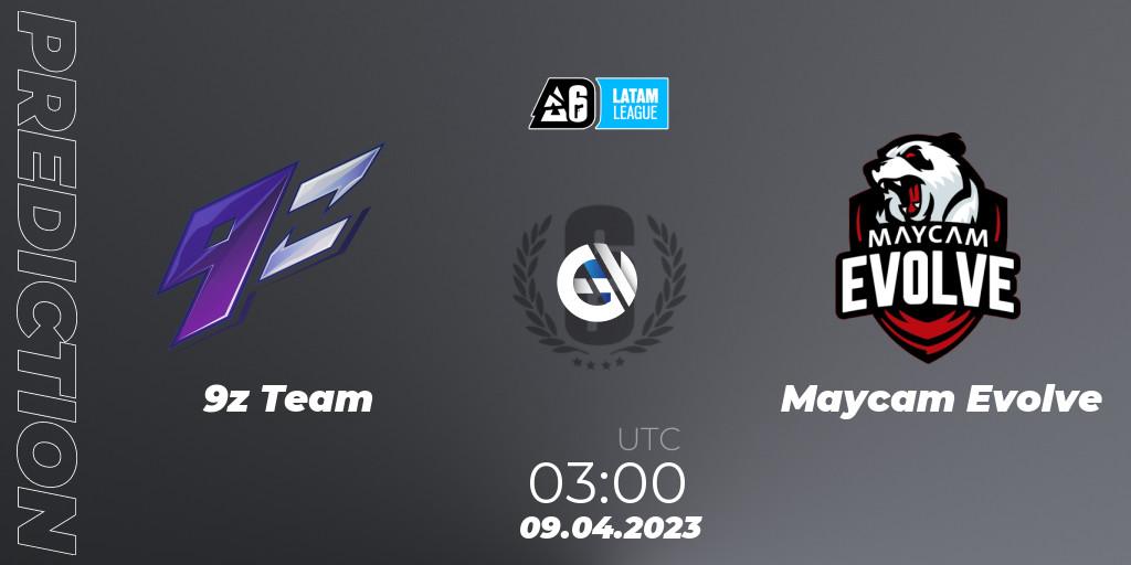 9z Team vs Maycam Evolve: Match Prediction. 09.04.2023 at 23:00, Rainbow Six, LATAM League 2023 - Stage 1
