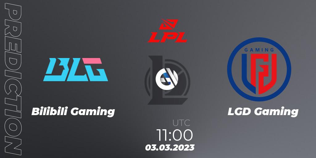 Bilibili Gaming vs LGD Gaming: Match Prediction. 03.03.23, LoL, LPL Spring 2023 - Group Stage
