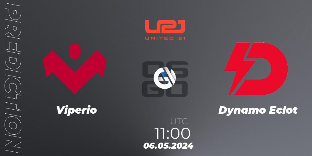 Viperio vs Dynamo Eclot: Match Prediction. 06.05.2024 at 11:00, Counter-Strike (CS2), United21 Season 15