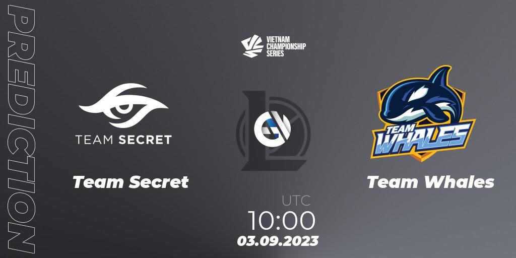 Team Secret vs Team Whales: Match Prediction. 03.09.2023 at 10:00, LoL, VCS Dusk 2023