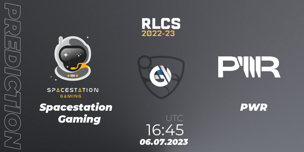 Spacestation Gaming vs PWR: Match Prediction. 06.07.2023 at 17:00, Rocket League, RLCS 2022-23 Spring Major