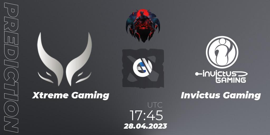 Xtreme Gaming vs Invictus Gaming: Match Prediction. 28.04.23, Dota 2, The Berlin Major 2023 ESL - Group Stage
