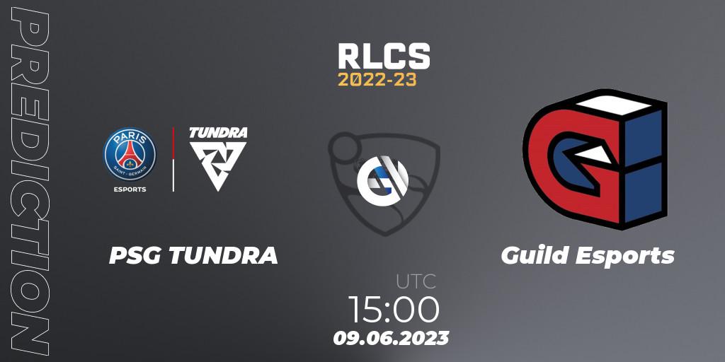 PSG TUNDRA vs Guild Esports: Match Prediction. 09.06.2023 at 15:00, Rocket League, RLCS 2022-23 - Spring: Europe Regional 3 - Spring Invitational