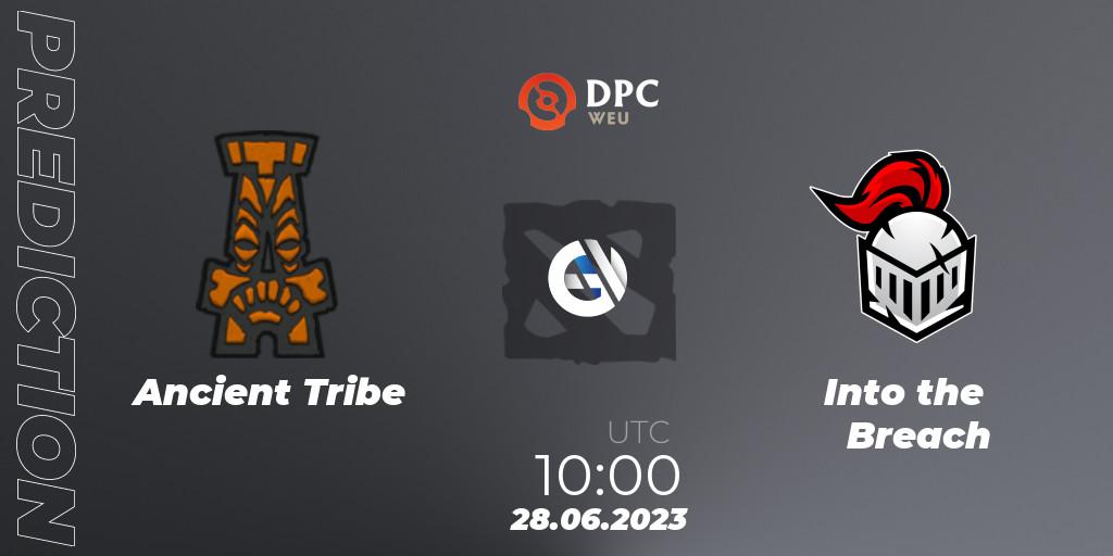 Ancient Tribe vs Into the Breach: Match Prediction. 28.06.23, Dota 2, DPC 2023 Tour 3: WEU Division II (Lower)