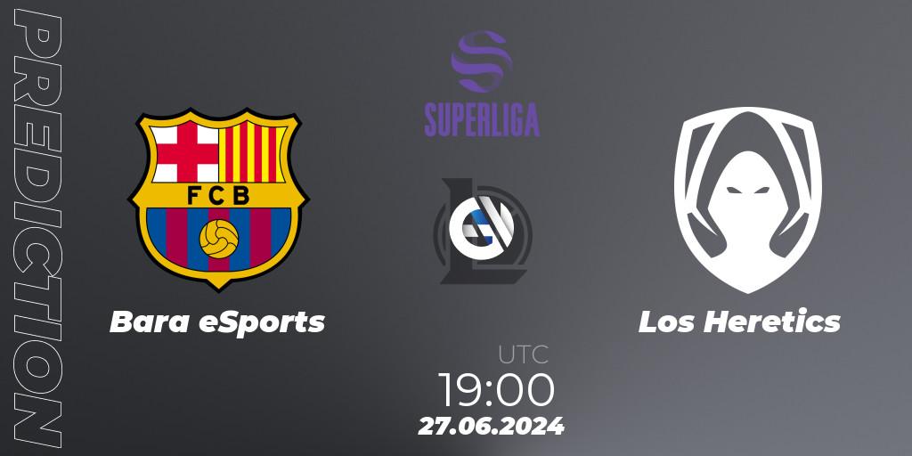 Barça eSports vs Los Heretics: Match Prediction. 27.06.2024 at 19:00, LoL, LVP Superliga Summer 2024