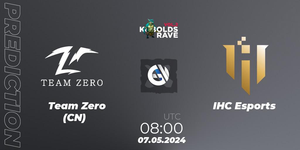 Team Zero (CN) vs IHC Esports: Match Prediction. 07.05.2024 at 08:40, Dota 2, Cringe Station Kobolds Rave 2