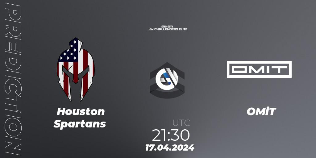 Houston Spartans vs OMiT: Match Prediction. 17.04.2024 at 21:30, Call of Duty, Call of Duty Challengers 2024 - Elite 2: NA