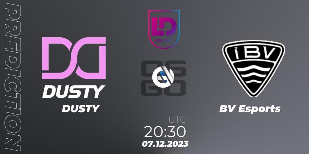 DUSTY vs ÍBV Esports: Match Prediction. 07.12.2023 at 21:30, Counter-Strike (CS2), Icelandic Esports League Season 8: Regular Season