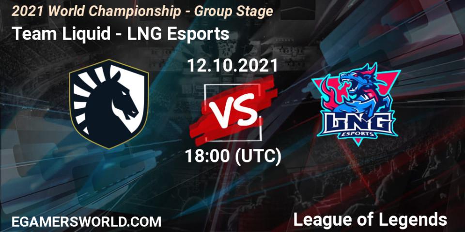 Team Liquid VS LNG Esports
