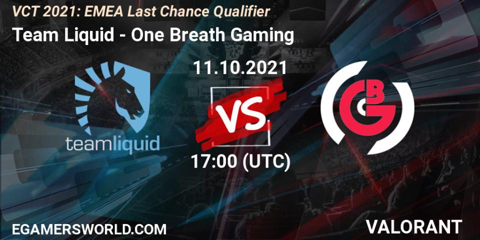 Team Liquid VS One Breath Gaming
