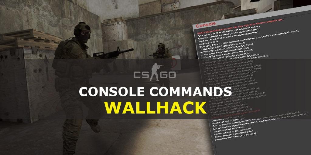 Aktivering av WallHack i CS: GO ved hjelp av konsollkommandoer