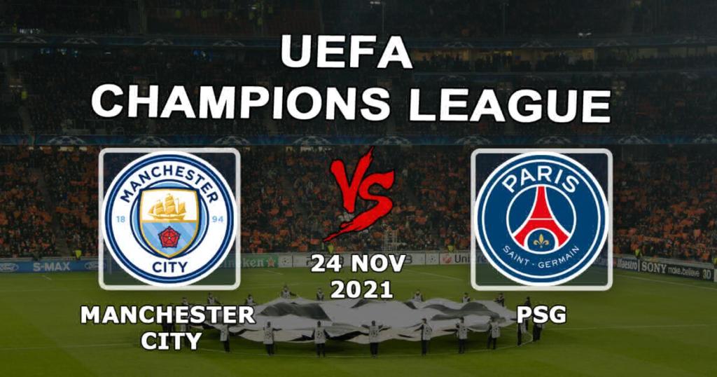Manchester City - PSG: spådom og spill på Champions League-kampen - 24.11.2021