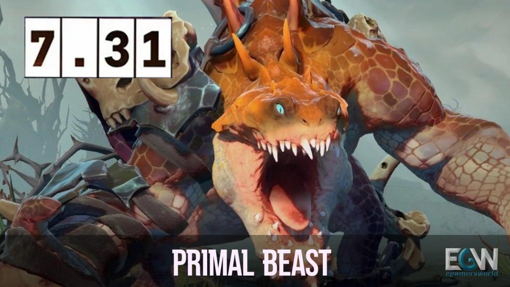 Veiledning til Primal Beast 7.31. Ny helt i Dota 2