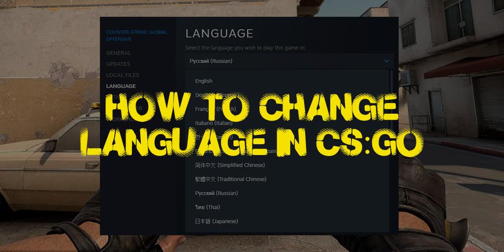 Hvordan endre språk i CS:GO?