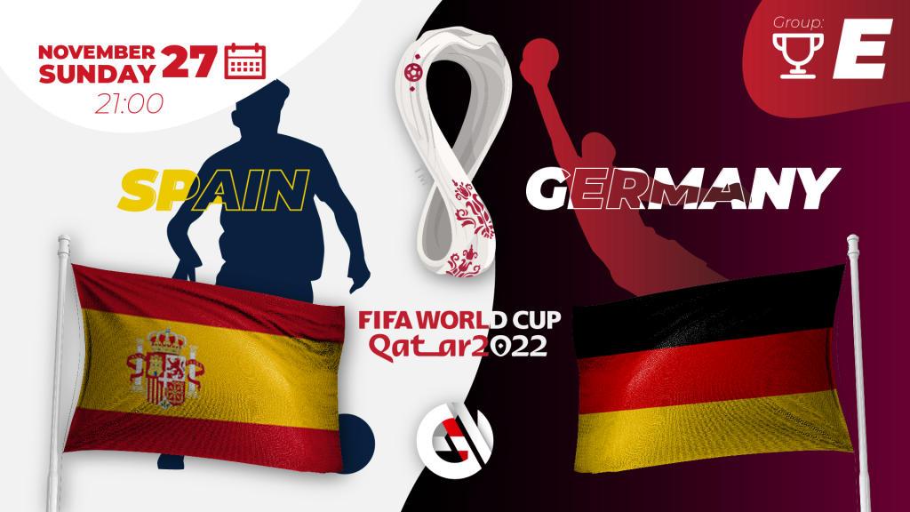 Spania - Tyskland: spådom og spill på kampen om VM 2022 i Qatar