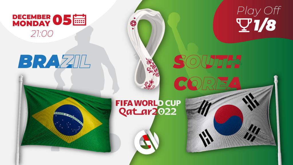 Brasil - Sør-Korea: spådom og spill på verdensmesterskapet i 2022 i Qatar