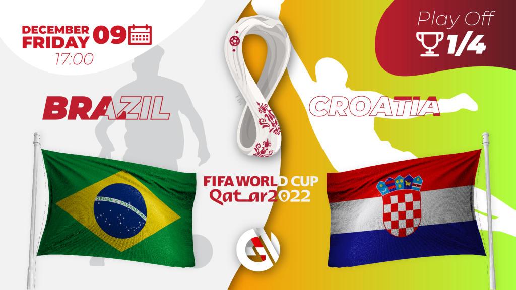 Brasil - Kroatia: spådom og spill på verdensmesterskapet i 2022 i Qatar