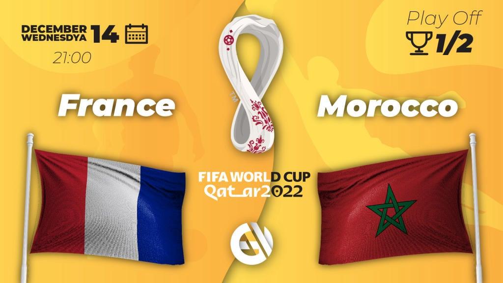 Frankrike - Marokko: spådom og spill på verdensmesterskapet i 2022 i Qatar