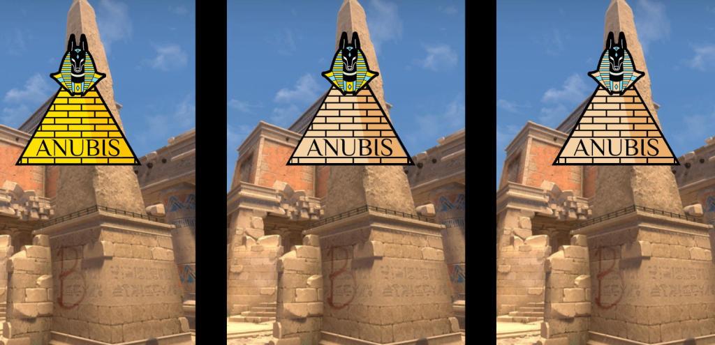 Posisjoner på kartet Anubis