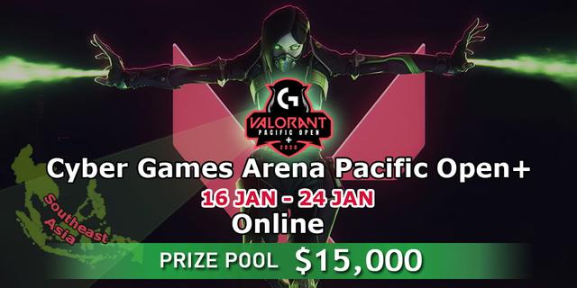 Cyber Games Arena Pacific Open+