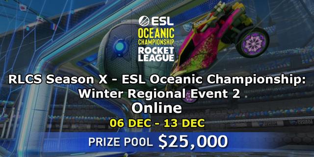RLCS Season X - ESL Oceanic Championship: Winter Regional Event 2