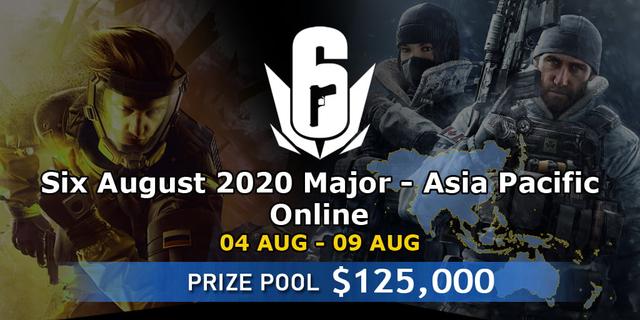 Six August 2020 Major - Asia Pacific