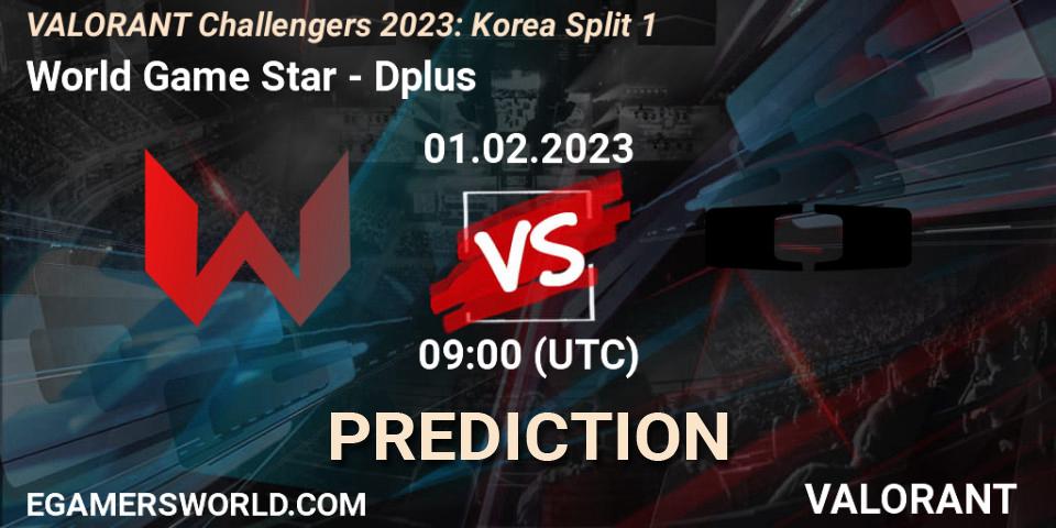 World Game Star vs Dplus: Match Prediction. 01.02.23, VALORANT, VALORANT Challengers 2023: Korea Split 1