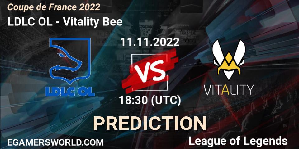 LDLC OL vs Vitality Bee: Match Prediction. 11.11.22, LoL, Coupe de France 2022