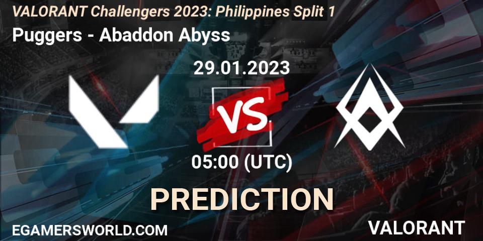 Puggers vs Abaddon Abyss: Match Prediction. 29.01.23, VALORANT, VALORANT Challengers 2023: Philippines Split 1