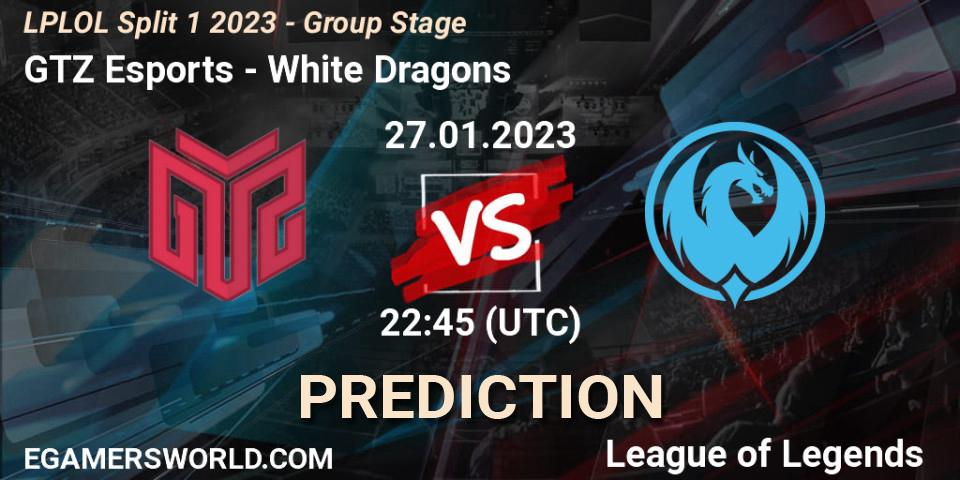 GTZ Bulls vs White Dragons: Match Prediction. 27.01.23, LoL, LPLOL Split 1 2023 - Group Stage