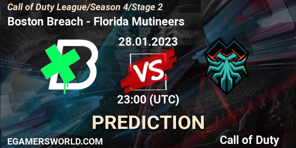 Boston Breach vs Florida Mutineers: Match Prediction. 28.01.23, Call of Duty, Call of Duty League 2023: Stage 2 Major Qualifiers